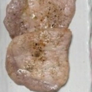 豚肉バターバジルソテー